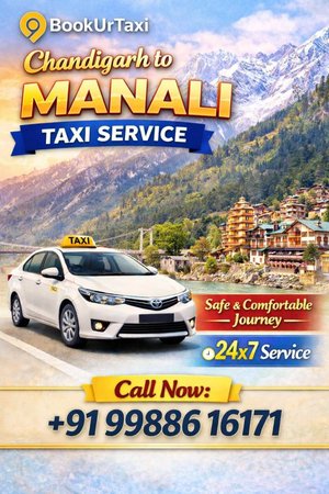 Chandigarh to Manali Taxi service |  BookUrtaxi