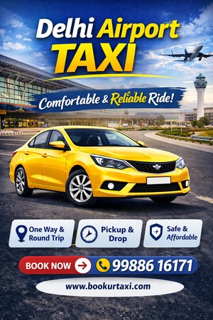 Delhi airport to Amritsar Taxi | Booking Start ₹5095 - BookUrTaxi
