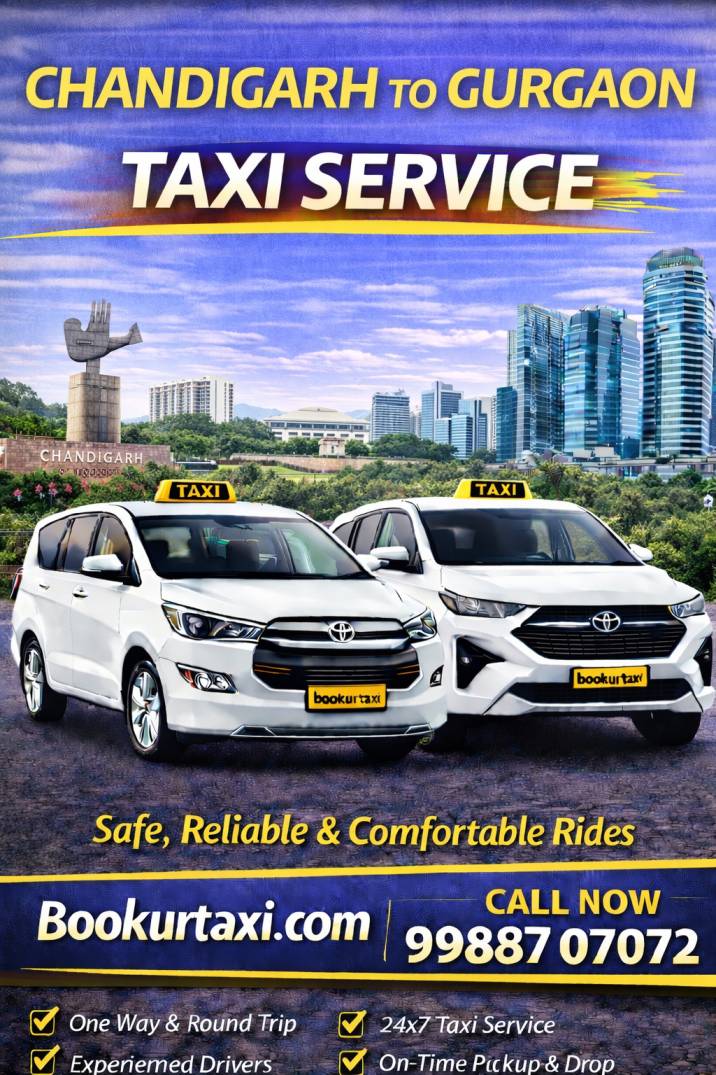 Chandiharh to Gurgaon Taxi