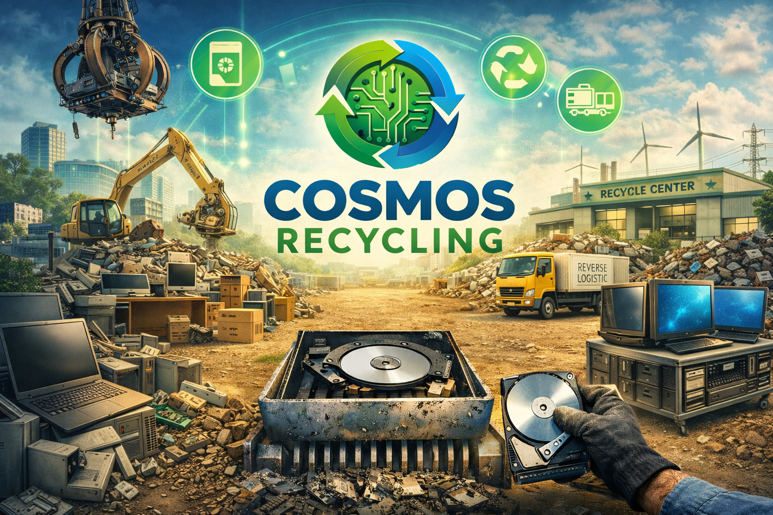 E-Waste Recycling & Data Destruction in Ludhiana - Cosmos Recycling