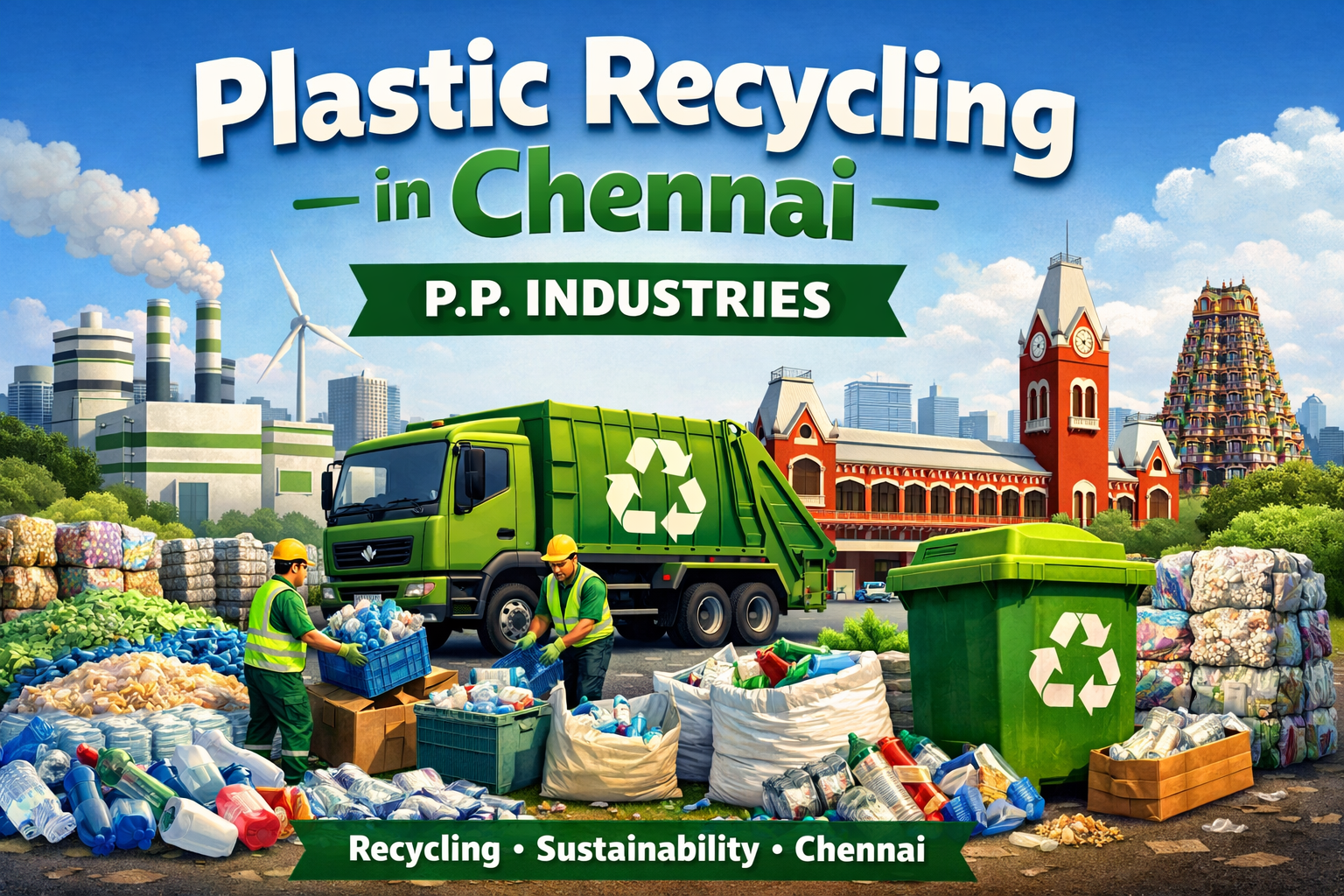 Industrial Plastic Recycling Chennai - P.P. Industries