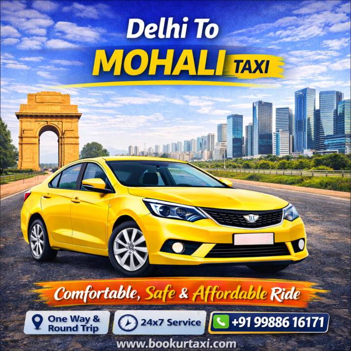Delhi To Mohali Taxi9