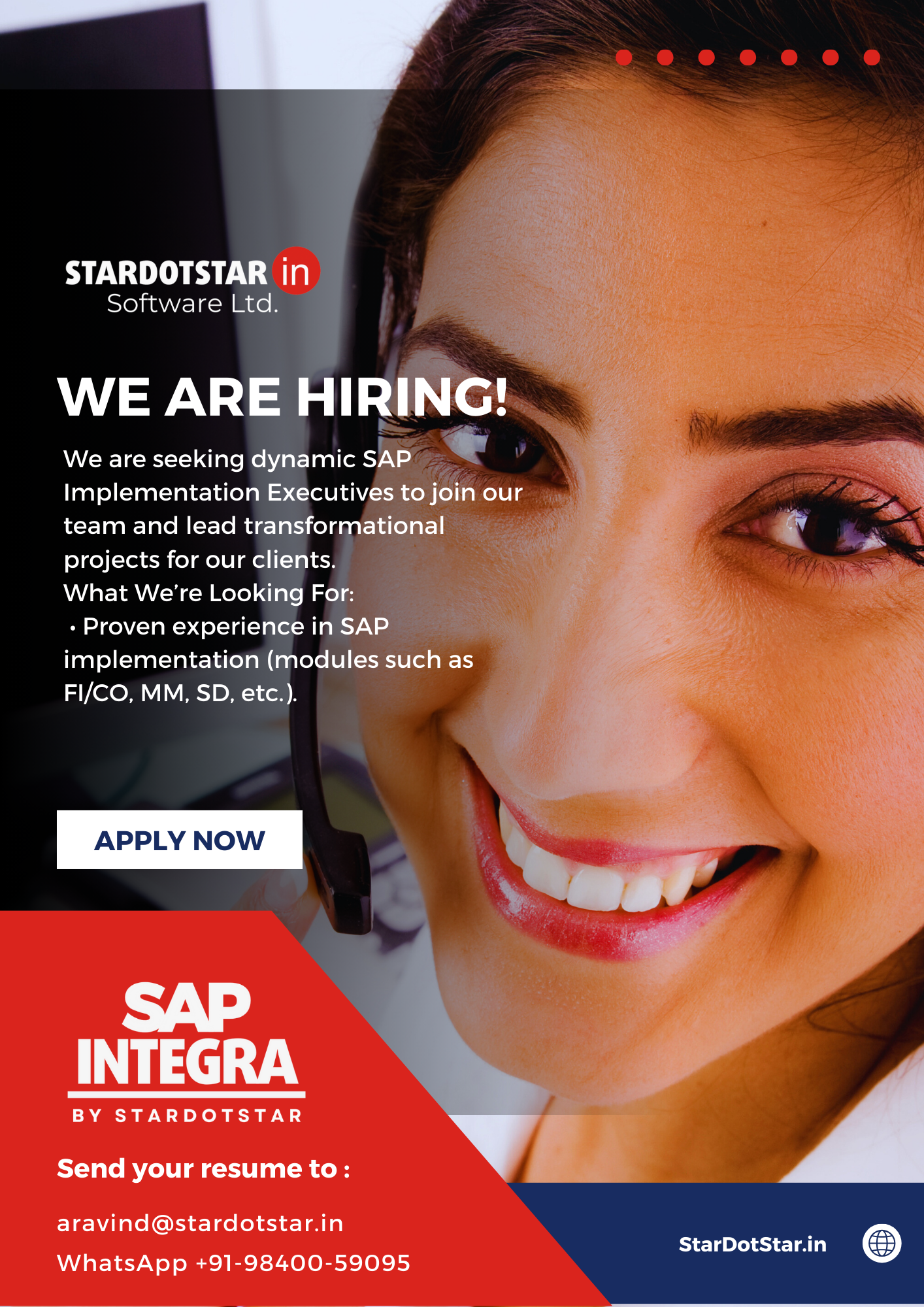 Seeking dynamic SAP Implementation Executives