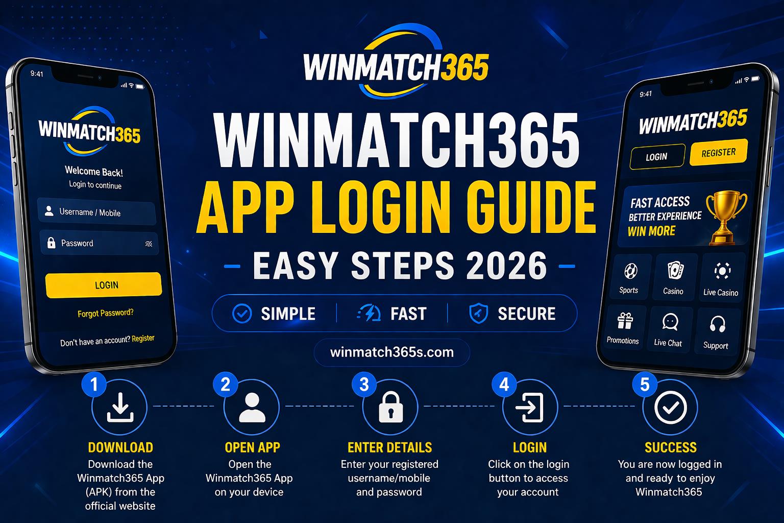 Winmatch365 App Login Guide - Easy Steps 2026